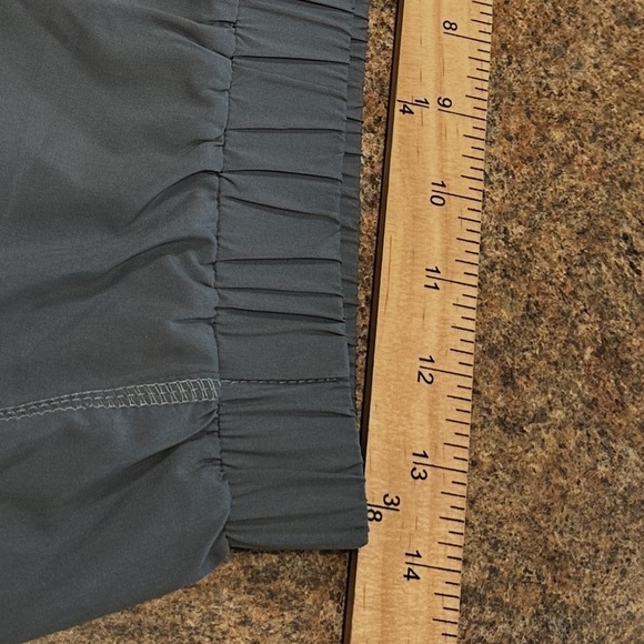 Wishlist Skort Size L Blue Gray Built In Shorts Elastic Waistband Curved Hem - Picture 9 of 10